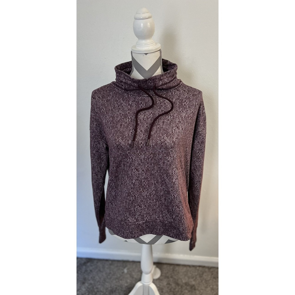 WOMENS Mondetta Performance Luxury Purple Long‎ Slv. Turtleneck Sweater  Medium